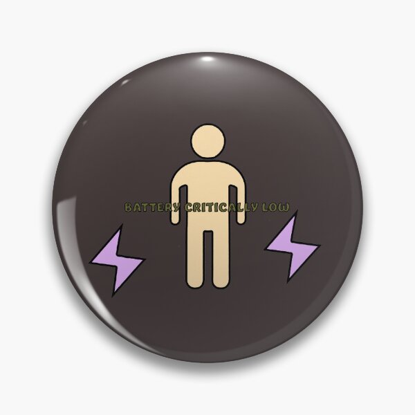Item preview, Battery Critically Low – Low Energy Human designed and sold by ChernivtsiSkoda.
