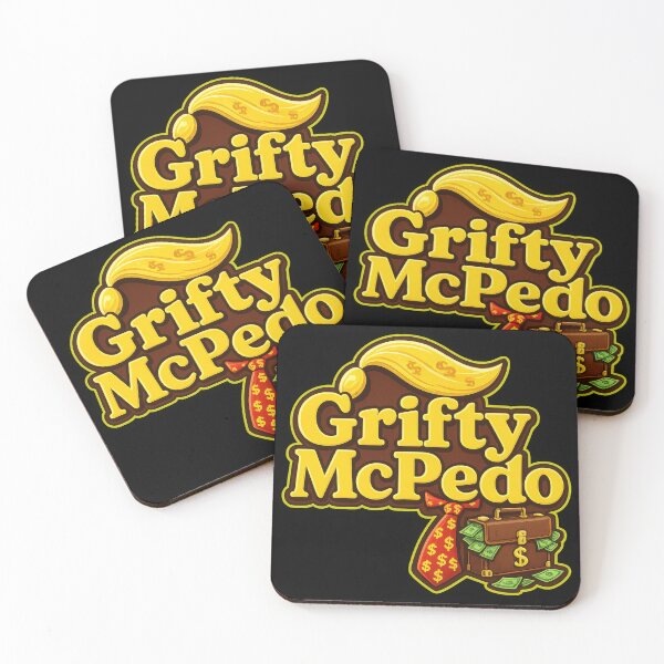 Item preview, Grifty McPedo Cartoon Political Satire Design designed and sold by Angry Creamsicle.