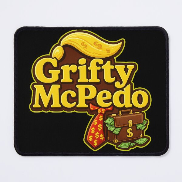Item preview, Grifty McPedo Cartoon Political Satire Design designed and sold by Angry Creamsicle.