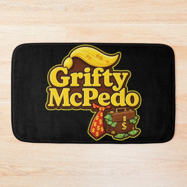 Item preview, Grifty McPedo Cartoon Political Satire Design designed and sold by Angry Creamsicle.