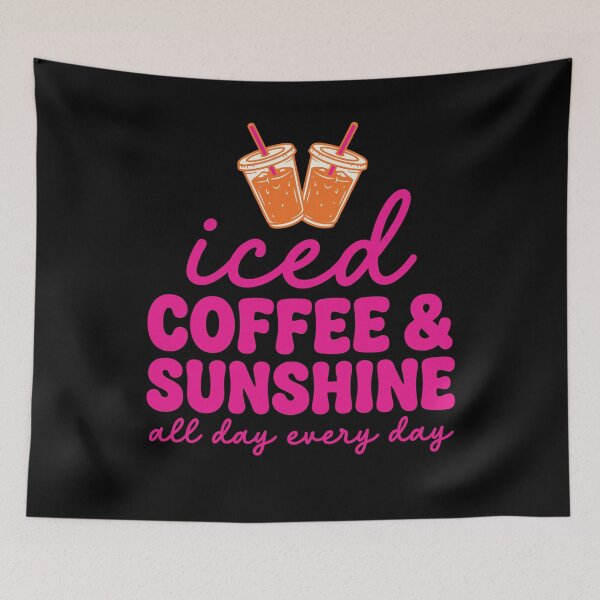 Item preview, Iced Coffee and Sunshine Retro Summer Women designed and sold by KroghDs.