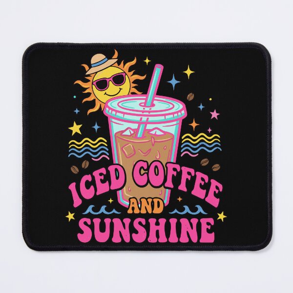 Item preview, Iced Coffee and Sunshine Retro Summer Beach designed and sold by KroghDs.
