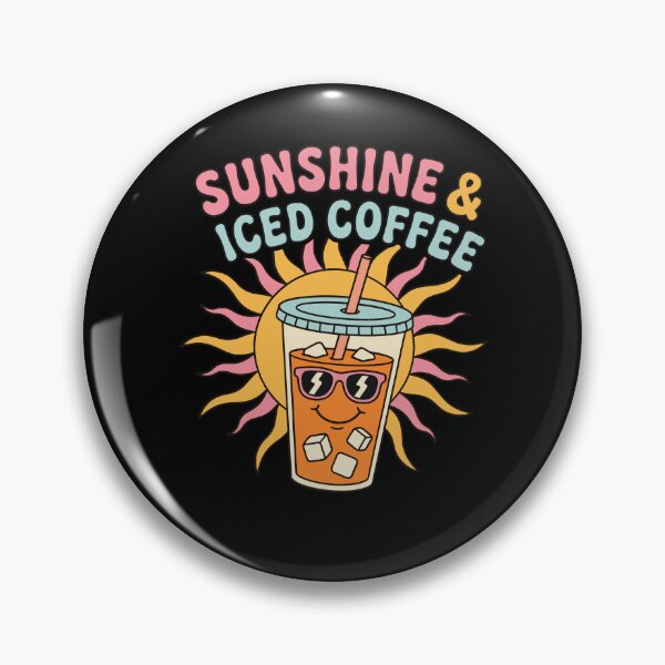 Item preview, Sunshine And Iced Coffee Retro Summer designed and sold by KroghDs.