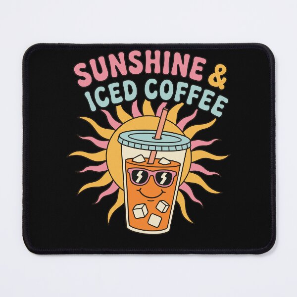 Item preview, Sunshine And Iced Coffee Retro Summer designed and sold by KroghDs.