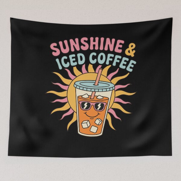Item preview, Sunshine And Iced Coffee Retro Summer designed and sold by KroghDs.