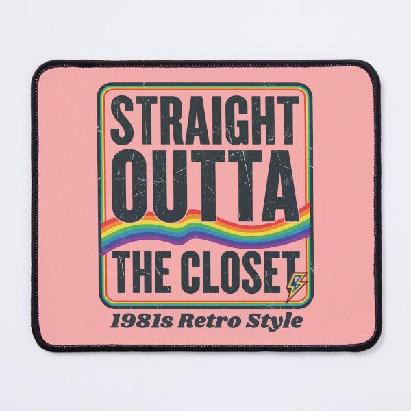 Item preview, Sarcastic Straight Outta The Closet Funny LGBTQ Pride Month Humor Gift designed and sold by Im-Ara.