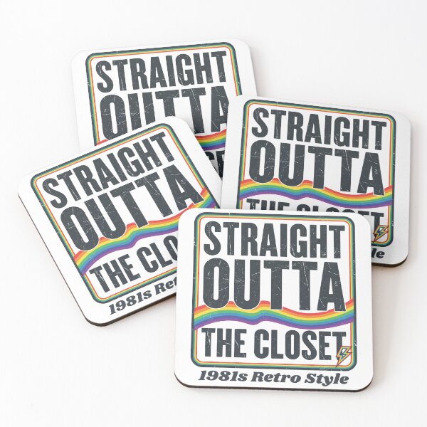 Item preview, Sarcastic Straight Outta The Closet Funny LGBTQ Pride Month Humor Gift designed and sold by Im-Ara.