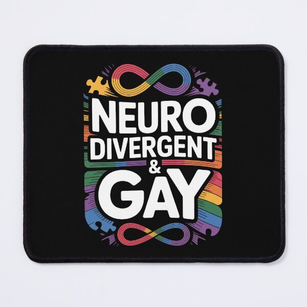 Item preview, Neurodivergent and Gay Pride Rainbow Autism ADHD Gift designed and sold by Say It With Ink.