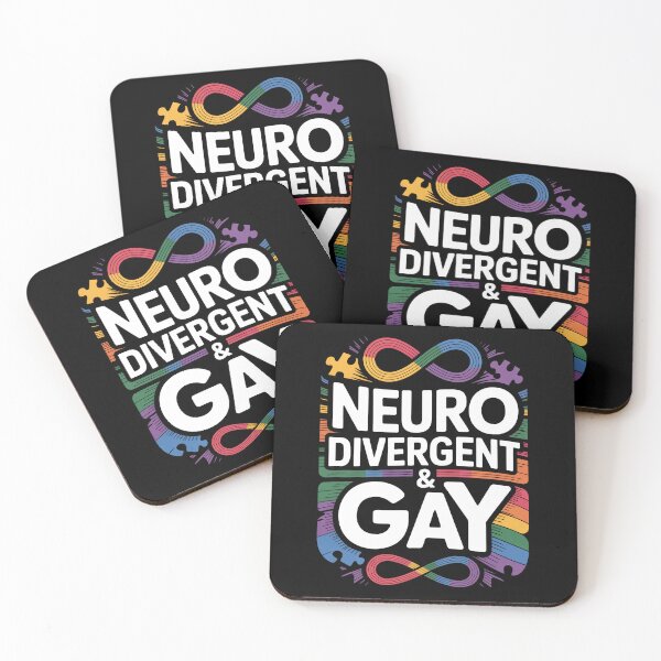 Item preview, Neurodivergent and Gay Pride Rainbow Autism ADHD Gift designed and sold by Say It With Ink.