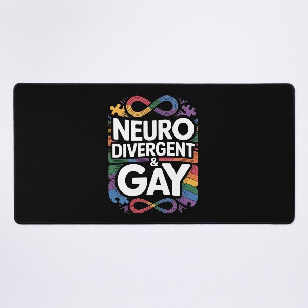 Item preview, Neurodivergent and Gay Pride Rainbow Autism ADHD Gift designed and sold by Say It With Ink.