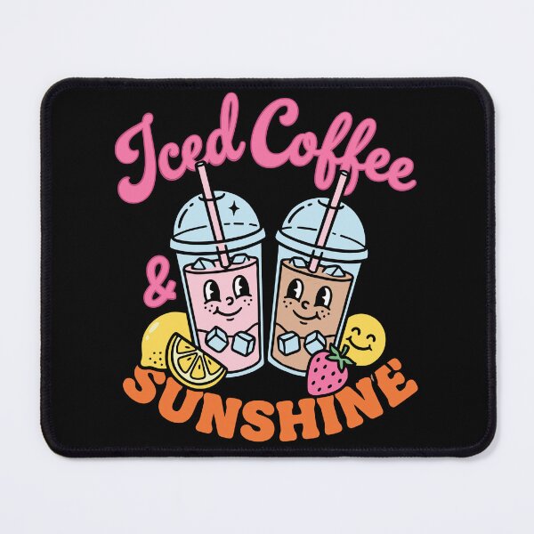 Item preview, Iced Coffee Sunshine Retro Summer Cute Sun designed and sold by KroghDs.