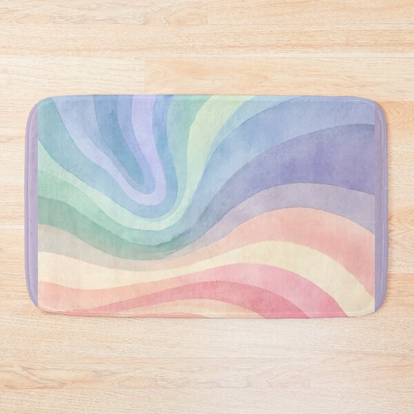 Item preview, Pastel Rainbow Flow – Soft Abstract Waves designed and sold by blankTeeShirt.