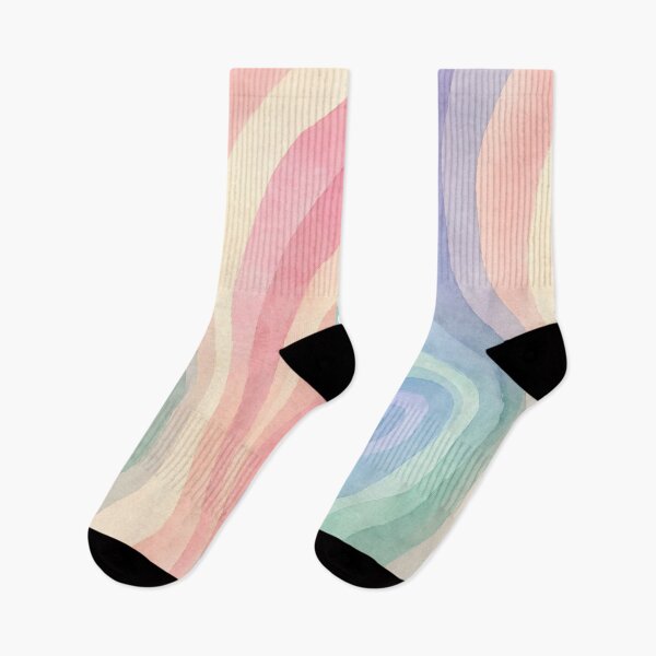Item preview, Pastel Rainbow Flow – Soft Abstract Waves designed and sold by blankTeeShirt.