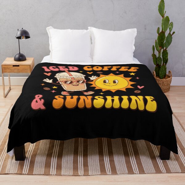 Item preview, Iced Coffee Sunshine Retro Summer Cute Sun designed and sold by KroghDs.