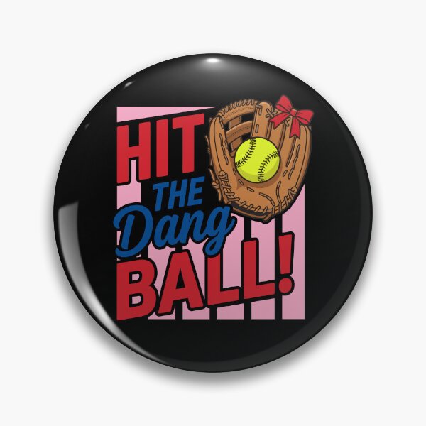 Item preview, Hit The Dang Ball Funny Girls Softball Mom designed and sold by KroghDs.