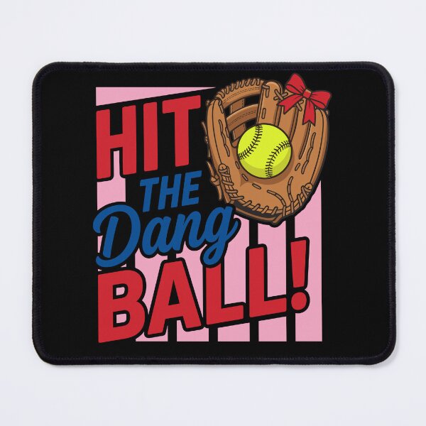 Item preview, Hit The Dang Ball Funny Girls Softball Mom designed and sold by KroghDs.