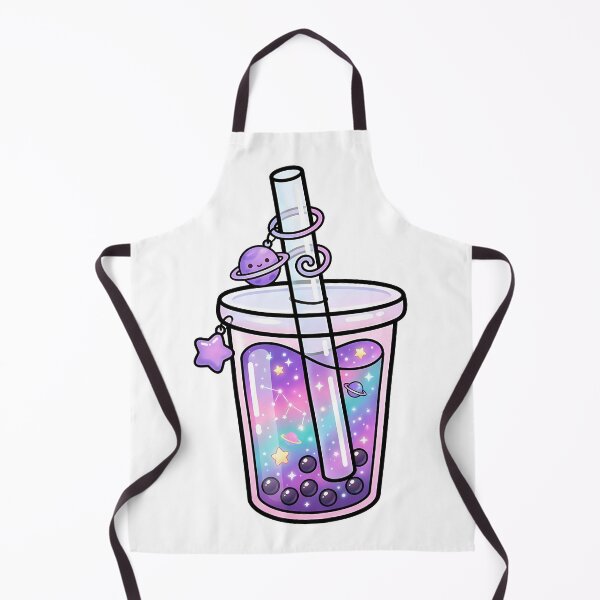 Item preview, Galaxy Boba Tea – Cosmic Bubble Tea Aesthetic Illustration designed and sold by BobaBunny76.
