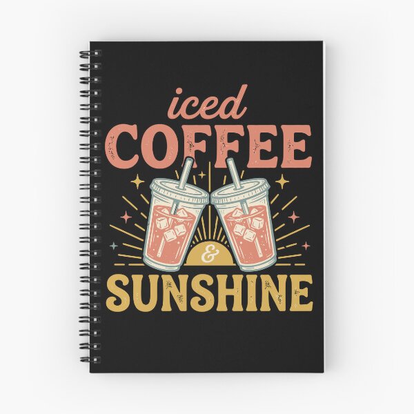 Item preview, Iced Coffee Sunshine Retro Summer Beach Groovy designed and sold by KroghDs.