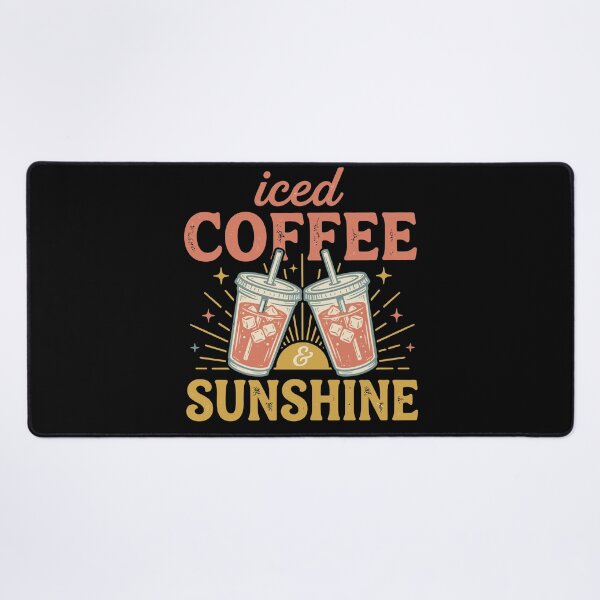 Item preview, Iced Coffee Sunshine Retro Summer Beach Groovy designed and sold by KroghDs.