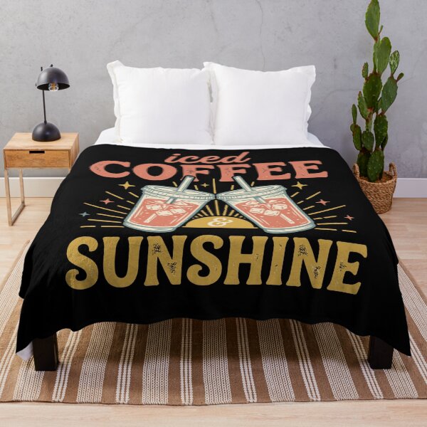Item preview, Iced Coffee Sunshine Retro Summer Beach Groovy designed and sold by KroghDs.