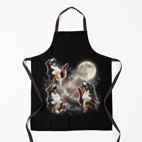 Item preview, Bernese Mountain Dog Howling Moon Lover Dog designed and sold by MosaikkiArt.