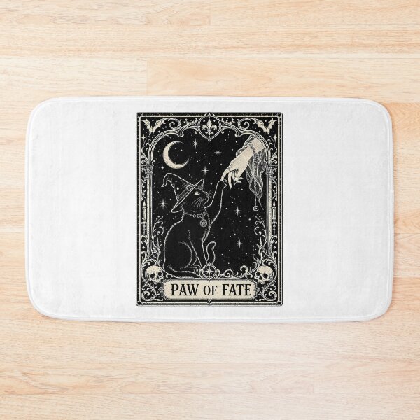 Item preview, Paw of Fate Witchy Cat: Gothic Occult Feline Divination designed and sold by chattsuede.