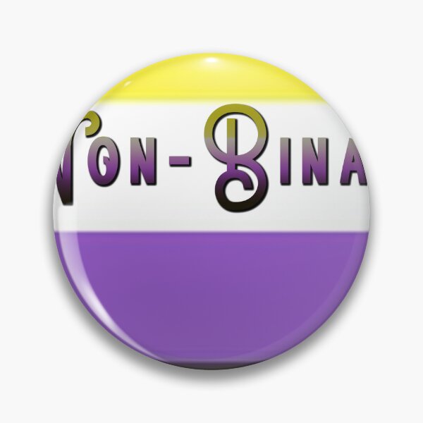 Item preview, non binary designed and sold by Foxlindesigns.