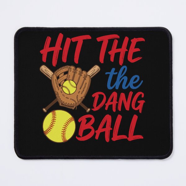 Item preview, Hit The Dang Ball Funny Softball Player Coach designed and sold by KroghDs.