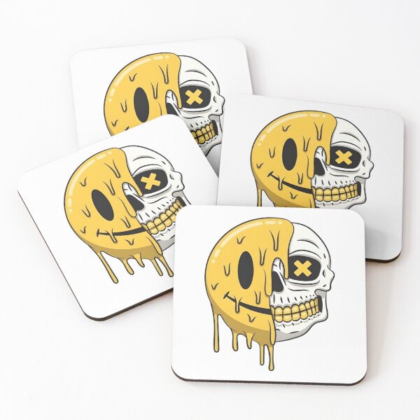 Item preview, yberpunk Melting Skull - Streetwear Smiley designed and sold by KS Stamped.
