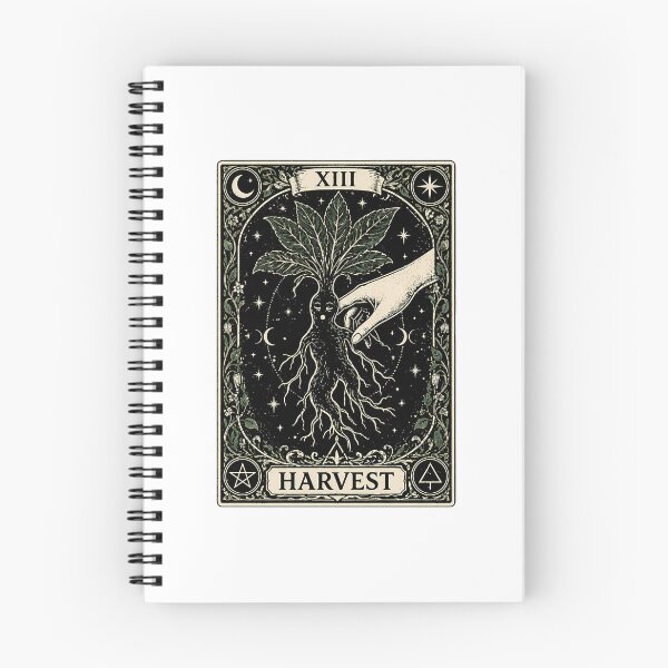 Item preview, XIII HARVEST mystical mandrake – Gothic Occult Tarot Folklore Art designed and sold by chattsuede.