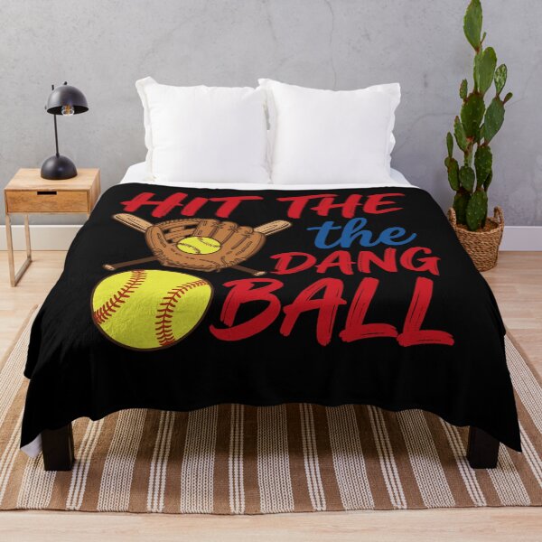 Item preview, Hit The Dang Ball Funny Softball Player Coach designed and sold by KroghDs.