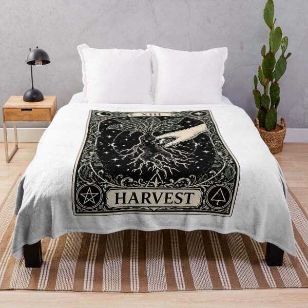 Item preview, XIII HARVEST mystical mandrake – Gothic Occult Tarot Folklore Art designed and sold by chattsuede.