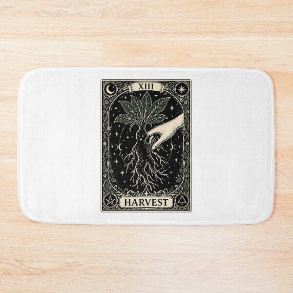 Item preview, XIII HARVEST mystical mandrake – Gothic Occult Tarot Folklore Art designed and sold by chattsuede.