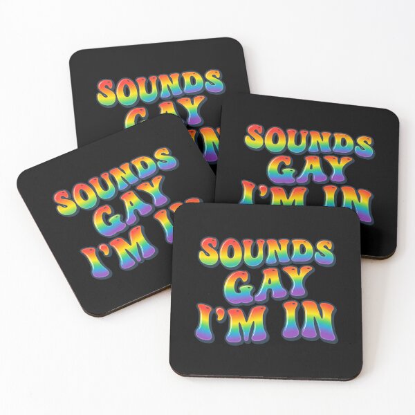 Item preview, Funny Gay Pride Sounds Gay I'm In LGBTQ Humor Gift Pride Month designed and sold by Im-Ara.