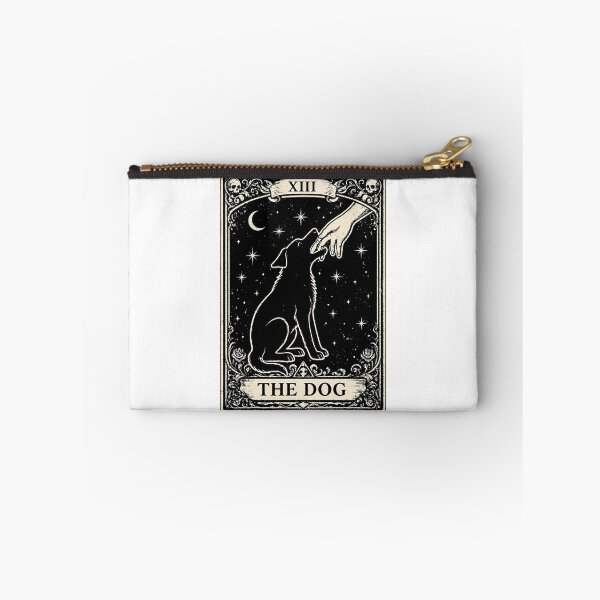Item preview, Tarot XIII The Dog Card | Gothic Occult Pet Art designed and sold by chattsuede.