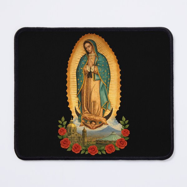 Item preview, Guadalupe, Popocatépetl, and Mexico City Iconic Landmarks designed and sold by Freedom Of The Hills.