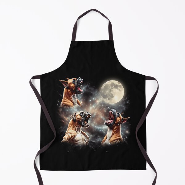 Item preview, Boxer Howling Moon Lover Dog designed and sold by MosaikkiArt.
