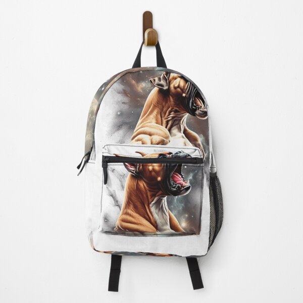 Item preview, Boxer Howling Moon Lover Dog designed and sold by MosaikkiArt.