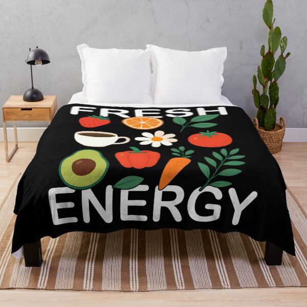 Item preview, Fresh Energy Healthy Lifestyle Shirt Fruits Veggies Wellness Design designed and sold by Jt41.