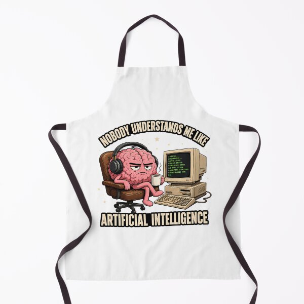 Item preview, Nobody Understands Me Like Artificial Intelligence Grumpy Brain designed and sold by chattsuede.