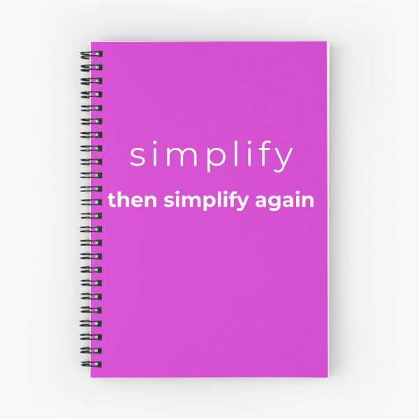 Item preview, Simplify your life, one day at a time designed and sold by PoetTeesStudio.