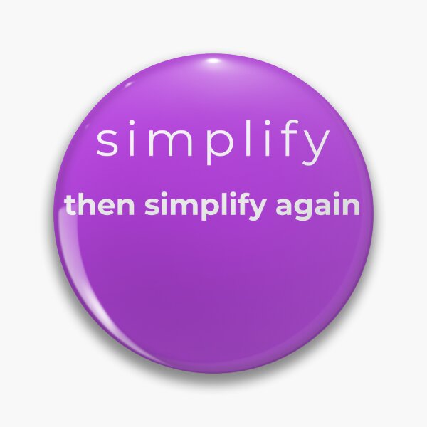 Item preview, Simplify your life, one day at a time designed and sold by PoetTeesStudio.