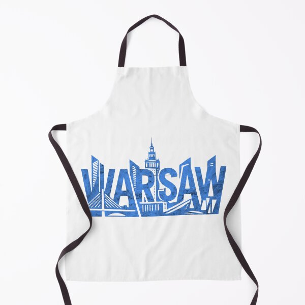 Item preview, Warsaw Skyline Typography – Modern Architectural Cityscape designed and sold by RDproject.