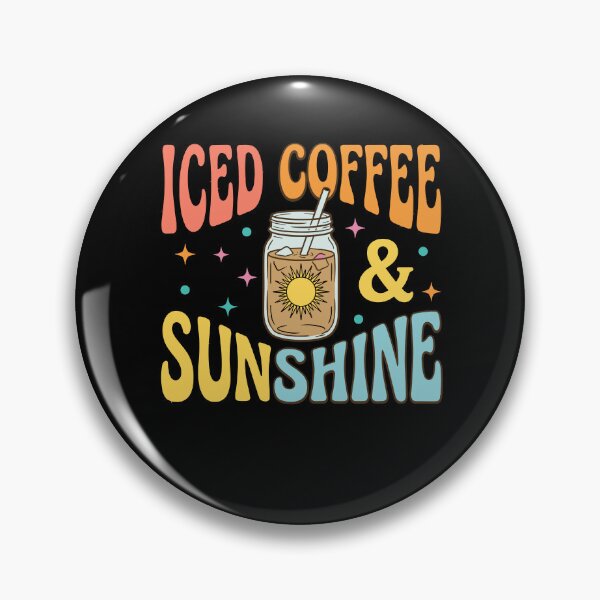 Item preview, Iced Coffee & Sunshine Retro Summer Groovy designed and sold by KroghDs.