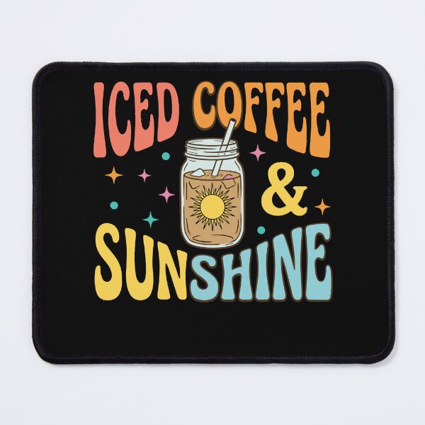 Item preview, Iced Coffee & Sunshine Retro Summer Groovy designed and sold by KroghDs.
