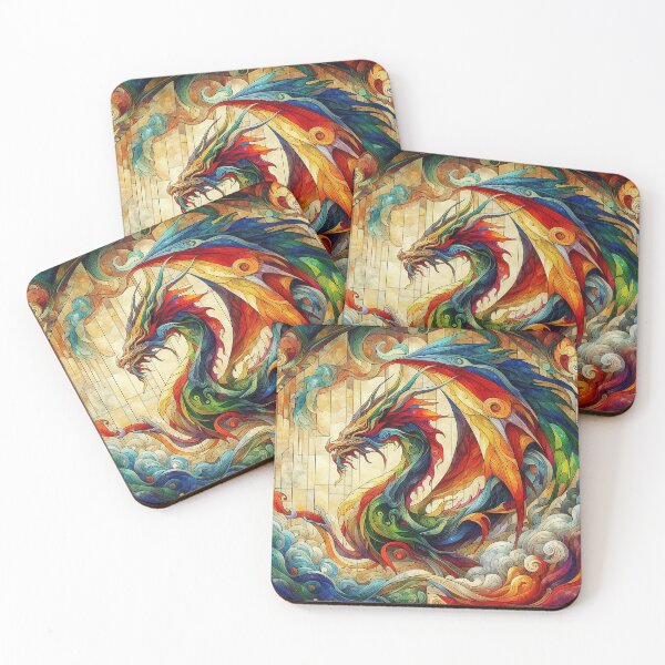 Item preview, Klimt Dragon designed and sold by Foxlindesigns.