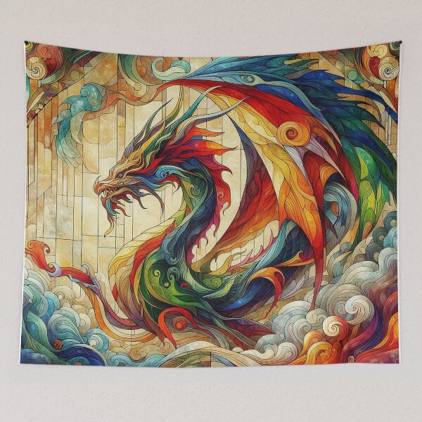 Item preview, Klimt Dragon designed and sold by Foxlindesigns.