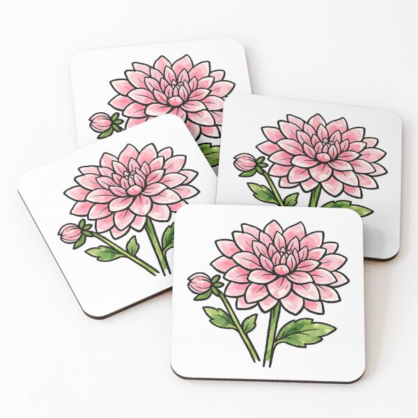 Item preview, Dahlia Flower  designed and sold by GraphicsClub.