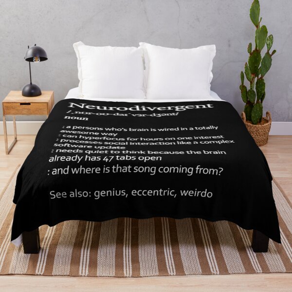 Item preview, Neurodivergent Definition Funny Autism ADHD Humor Gift designed and sold by Say It With Ink.