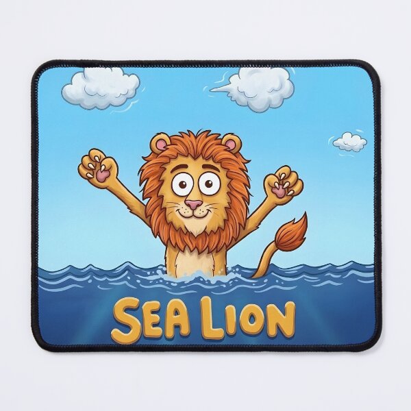 Item preview, Literal Sea Lion: Ocean King designed and sold by Murvel-Ink.
